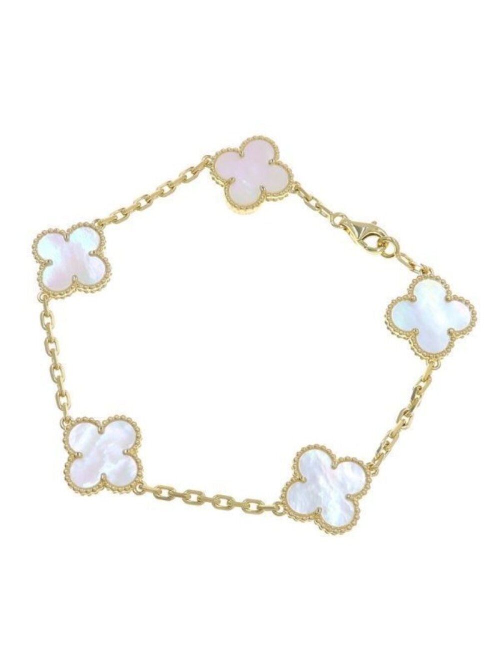 Van Cleef & Arpels Vintage Alhambra Bracelet Mother of Pearl